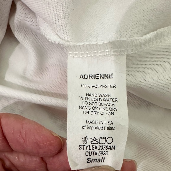 Adrienne Snake Print Blouson Sleeve V-Neck Pink Blush Metallic Size Small - Picture 6 of 12